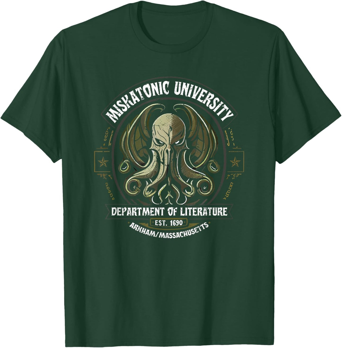 Miskatonic University, Cosmic Horror Cthulhu T-Shirt - T-Shirt | Forest