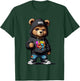 Teddy Bear Gangster in Cool Hip-Hop Outfit T-Shirt - T-Shirt | Forest