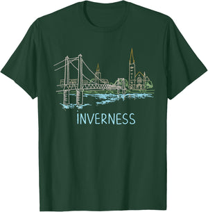 Inverness City Scotland UK souvenir gift women T-Shirt - T-Shirt | Forest