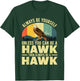 Funny Hawk Art Women Kids Falcon Raptor Bird Lover T-Shirt - T-Shirt | Forest