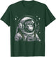 Vintage Astronaut Monkey - Primate Animal Lover Zookeeper T-Shirt - T-Shirt | Forest