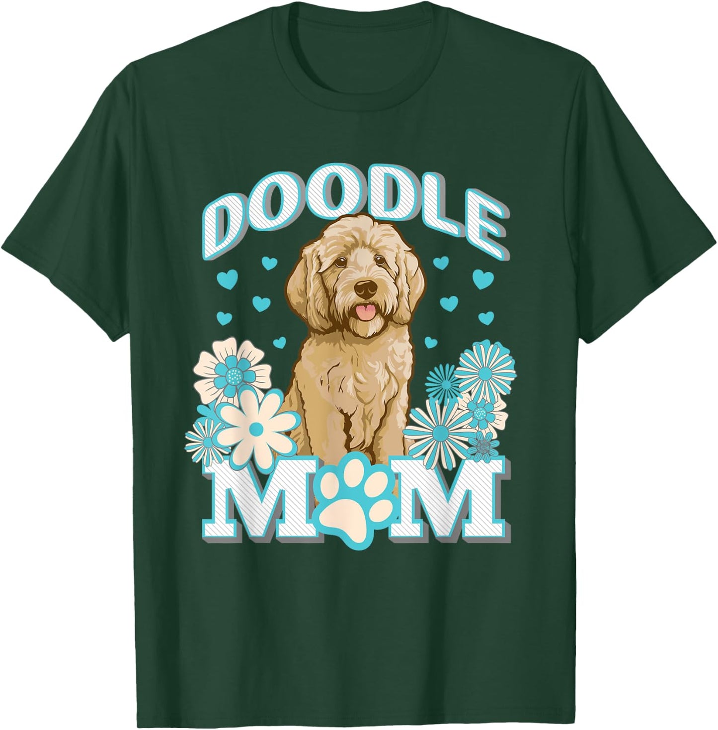 Goldendoodle Doodle Dog Mom Mum Design Women T-Shirt - T-Shirt | Forest