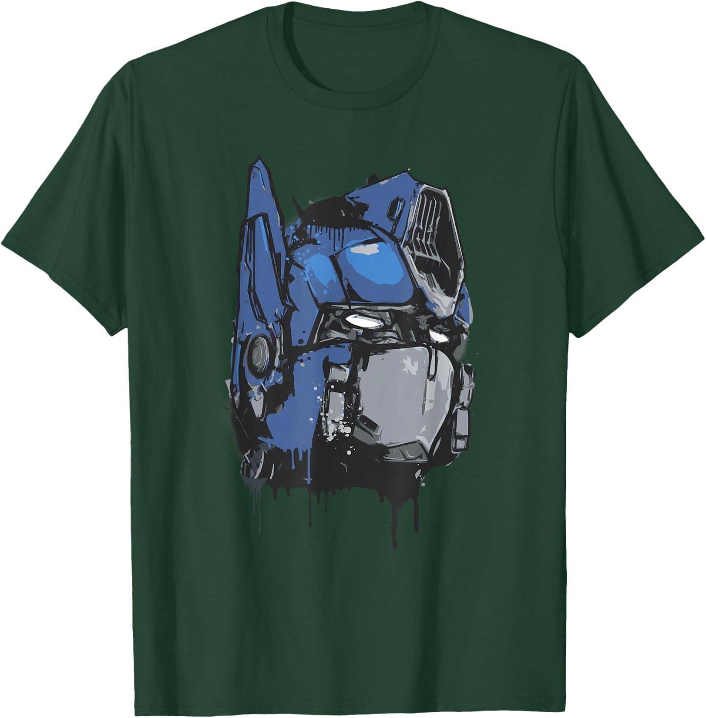 Transformers: Rise of the Beasts Optimus Dripping Retro Shot T-Shirt - T-Shirt | Forest