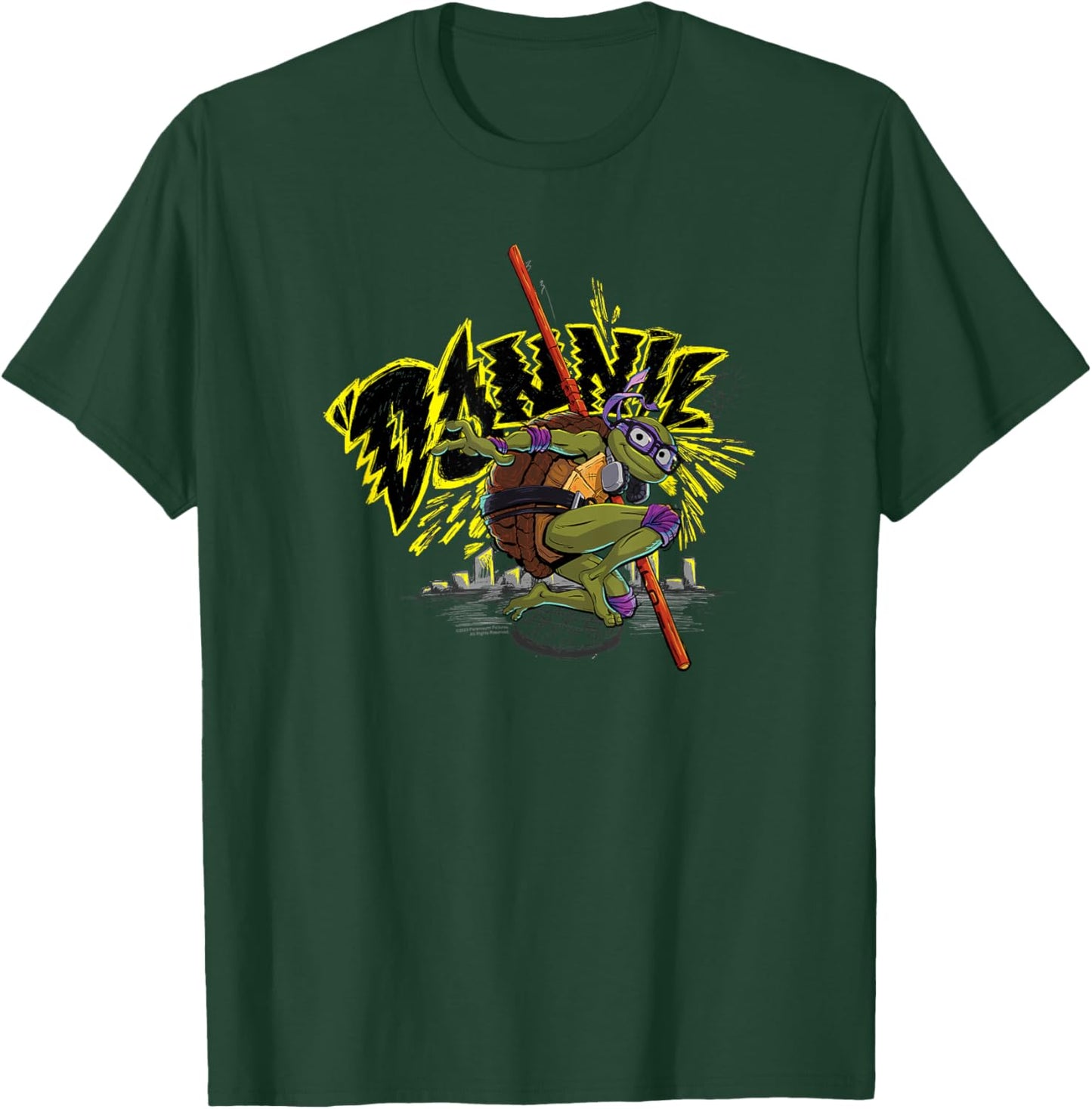 Teenage Mutant Ninja Turtles: Mutant Mayhem Donnie Pose T-Shirt - T-Shirt | Forest