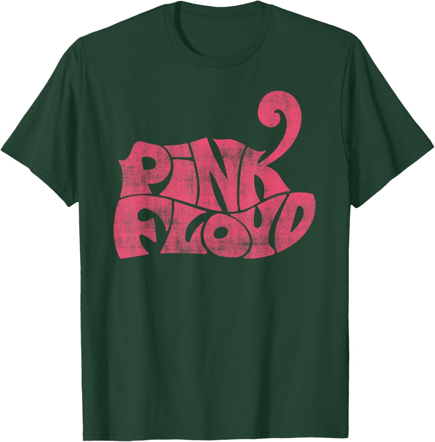 Official Pink Floyd Rock Band Retro Logo Classic Rock Music T-Shirt - T-Shirt | Forest