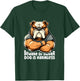 Funny Dog Bulldogge - Beware of Owner, Dog is Harmless Men Women Girls Kids T-Shirt - T-Shirt | Forest