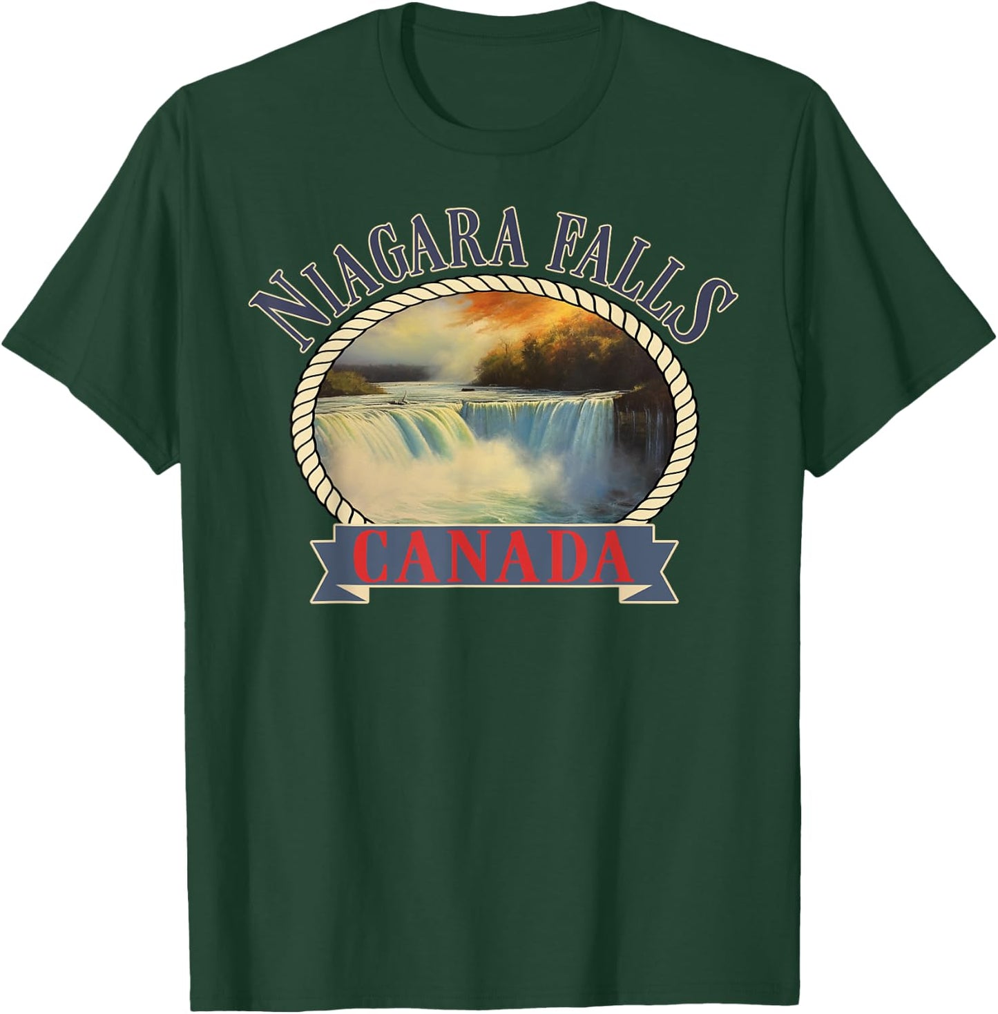 Niagara Falls Canada USA Nature river T-Shirt - T-Shirt | Forest