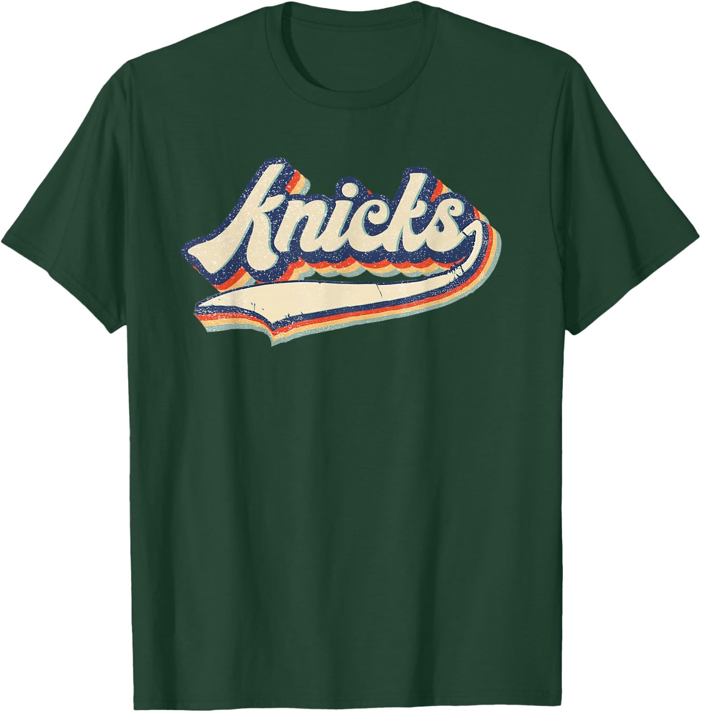 Knicks Name Vintage Retro Gift Men Women Boy Girl T-Shirt - T-Shirt | Forest