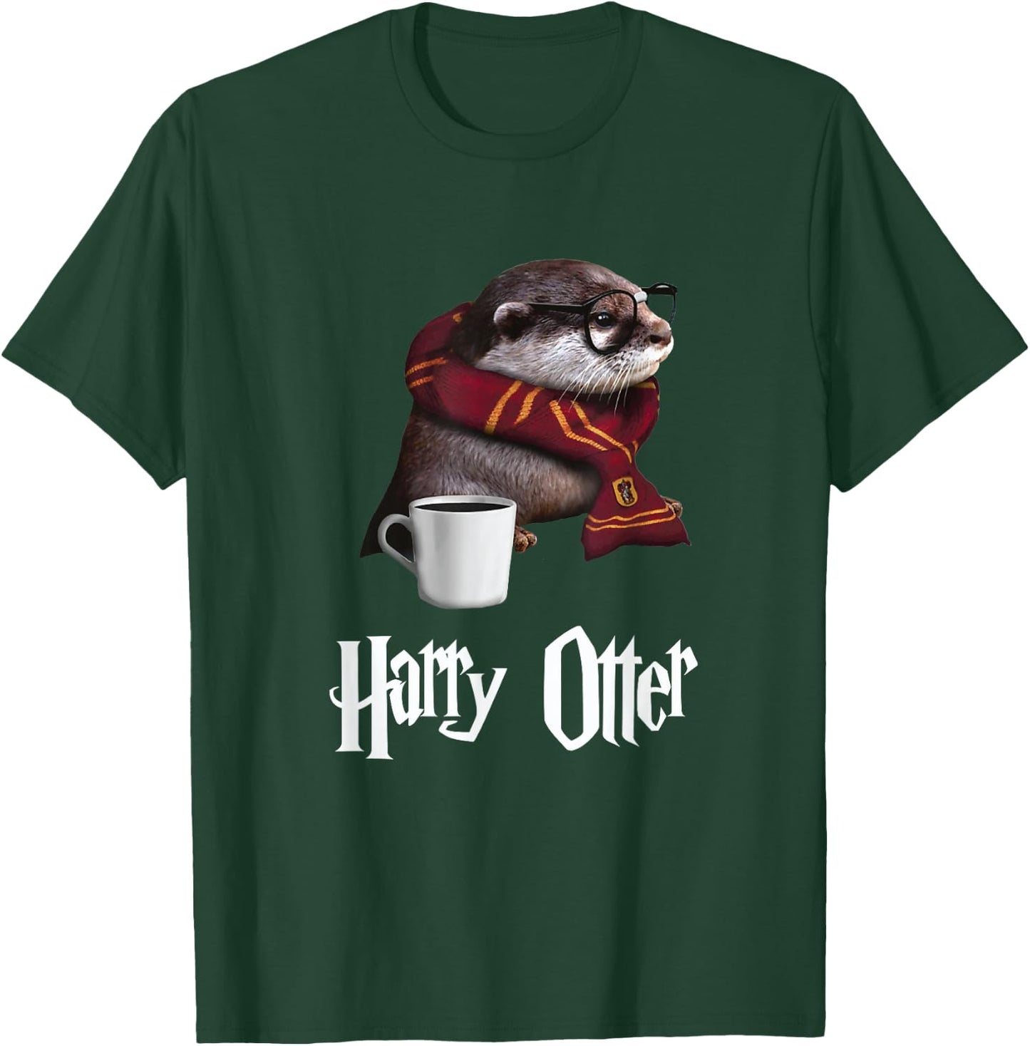 Harry Otter Cute and Funny Otter T-Shirt - T-Shirt | Forest