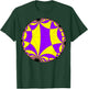 Nerdy Hyperbolic Geometry Poincare Disk Pattern Math Teacher Women Girls Kids T-Shirt - T-Shirt | Forest