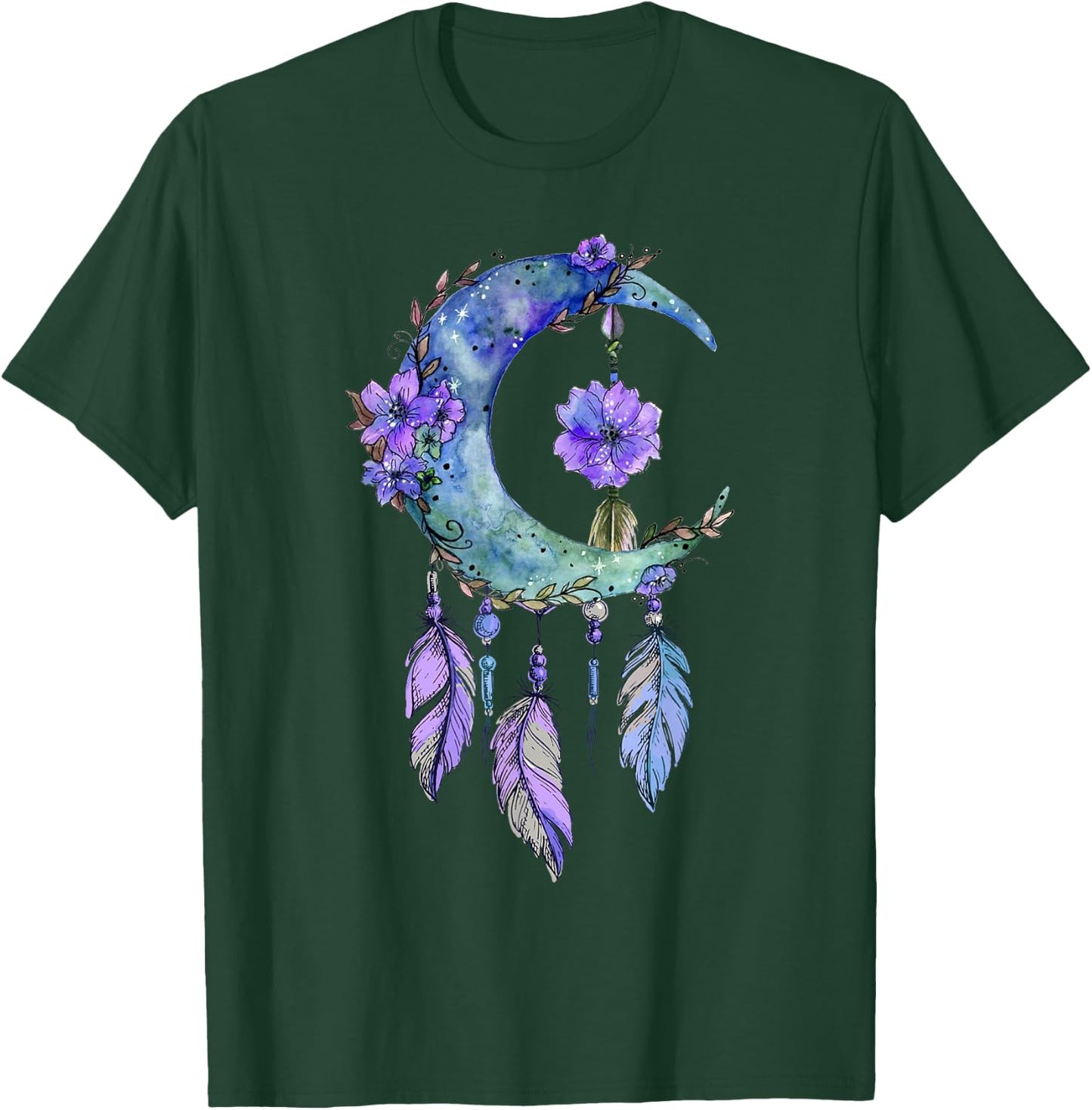 Dream catcher tattoo I Indian feather I dream catcher T-Shirt - T-Shirt | Forest