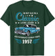 Vintage 1957 Birthday Classic Car for Legends Born in 1957 T-Shirt - T-Shirt | Forest