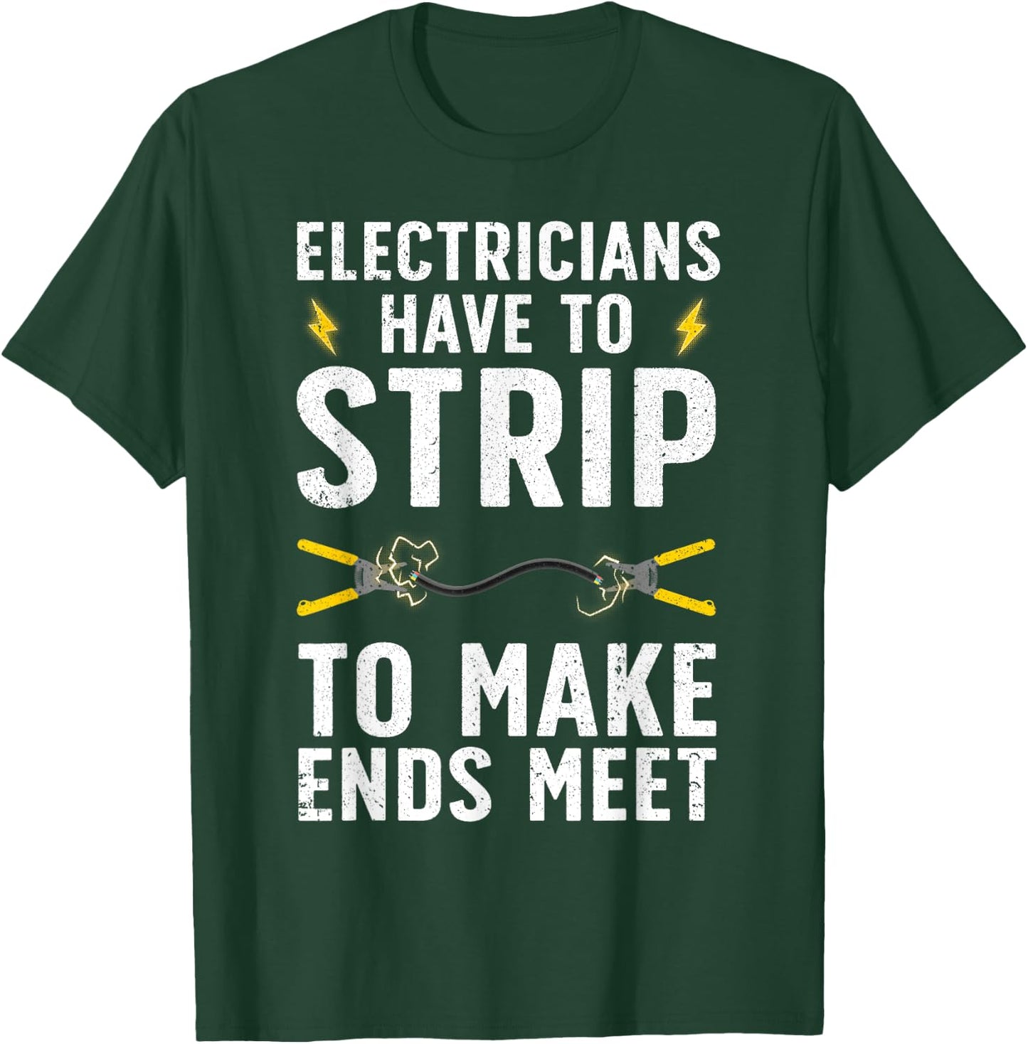 Funny Electrician Women Electrician Electrical Tools T-Shirt - T-Shirt | Forest