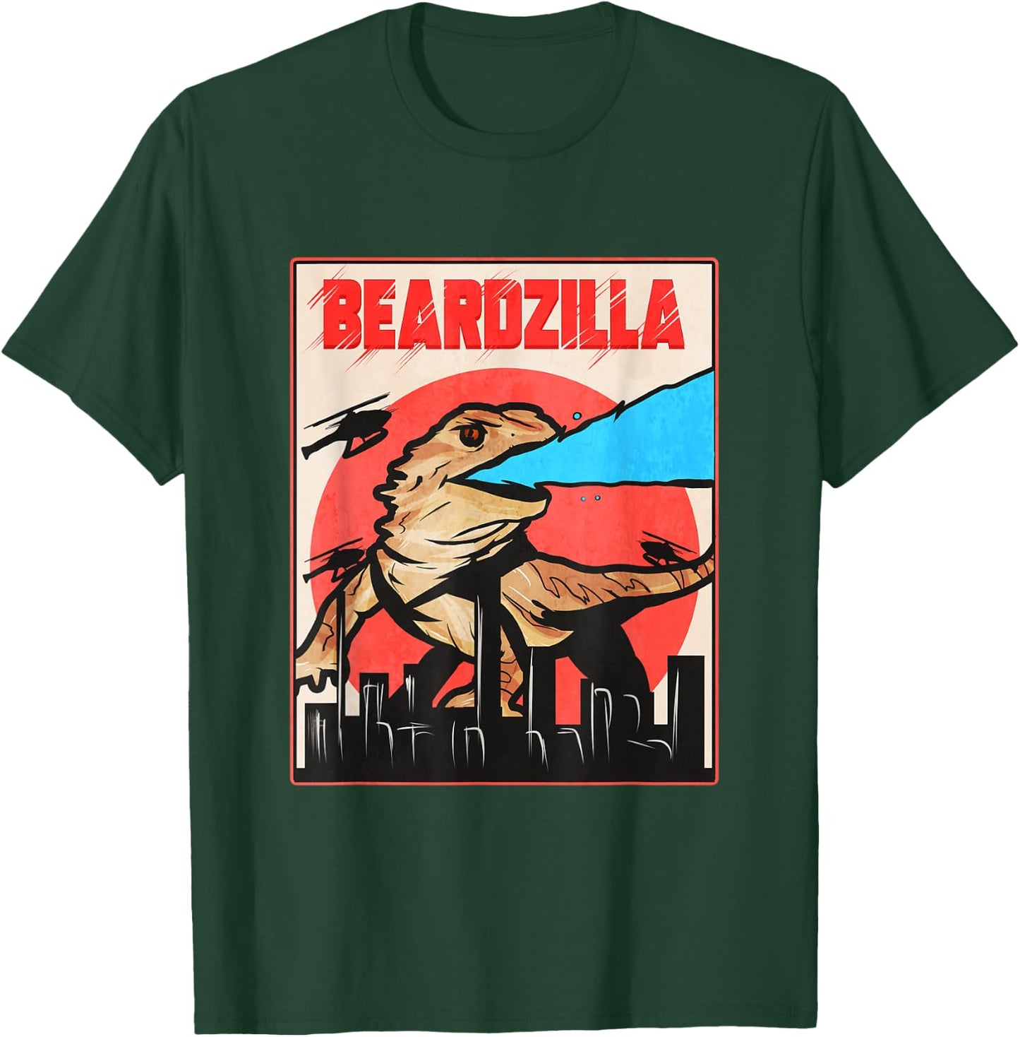 Beardzilla Bearded Dragon T-Shirt - T-Shirt | Forest