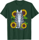 Floral Sunflower Mainecoon Cat Lover Men Women Kids T-Shirt - T-Shirt | Forest