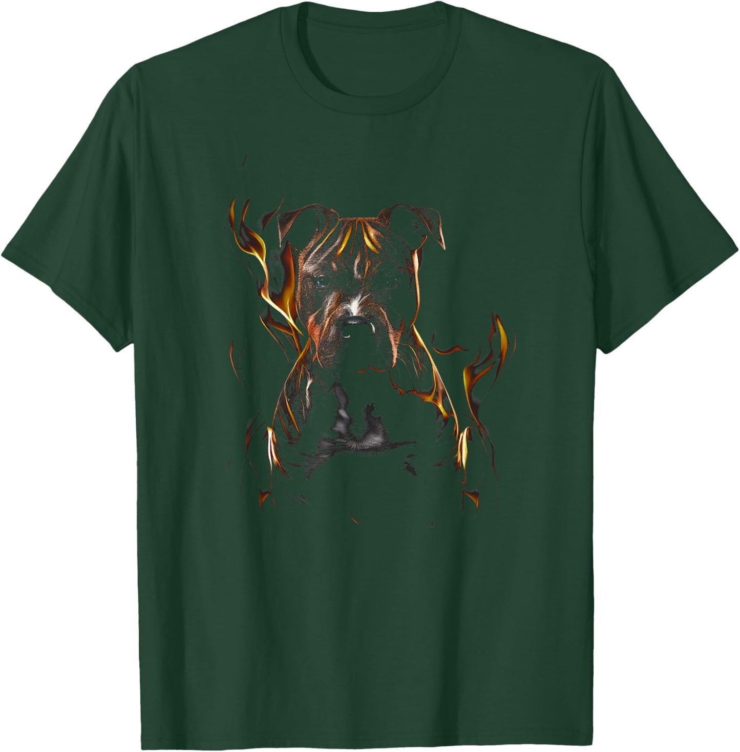 Art Colorful American Staffordshire Terrier T-Shirt - T-Shirt | Forest