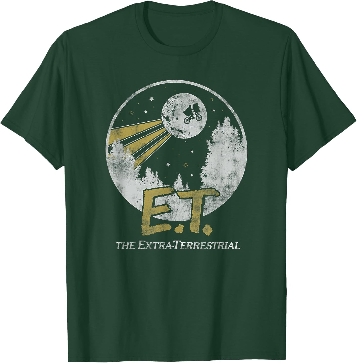 E.T. The Extra-Terrestrial Moon Poster T-Shirt - T-Shirt | Forest