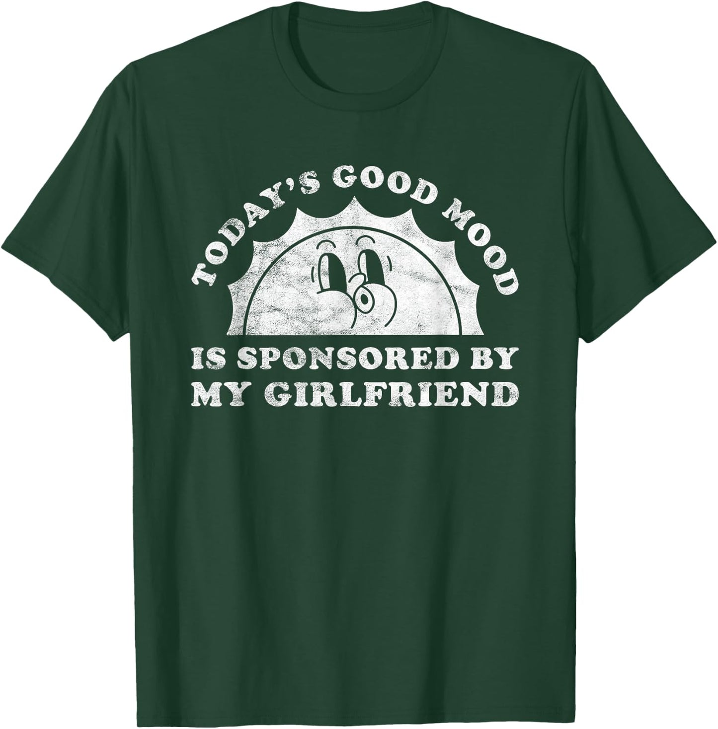 Funny Cute Retro Vintage My Girlfriend for Boyfriend T-Shirt - T-Shirt | Forest
