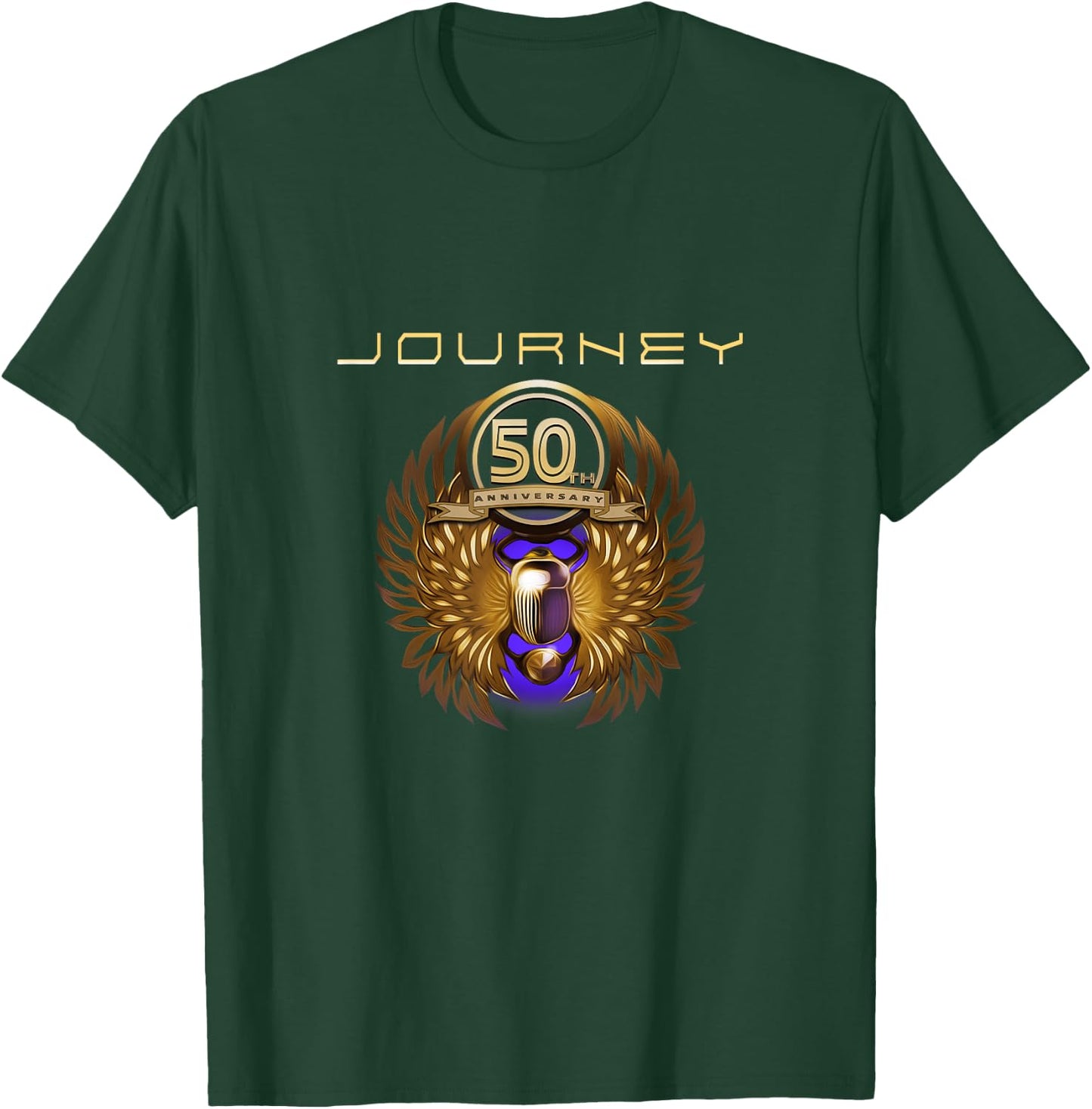 Journey Official 50th Anniversary T-Shirt - T-Shirt | Forest