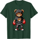 Teddy Bear Gangster Boxer with Hip Hop Street Clothes T-Shirt - T-Shirt | Forest