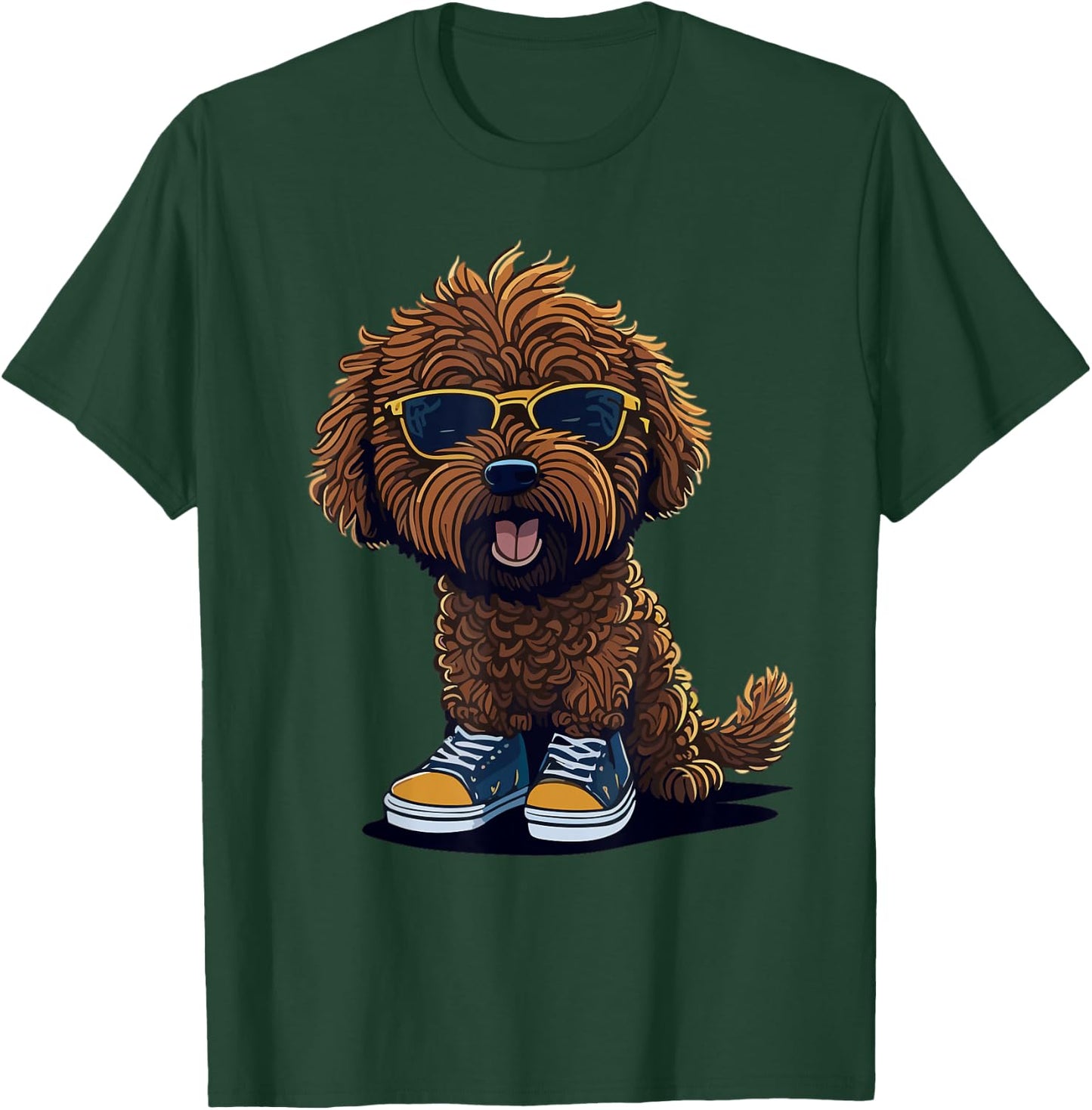 Mini Golden Doodle Must Haves Pet Owner Mini Goldendoodle T-Shirt - T-Shirt | Forest