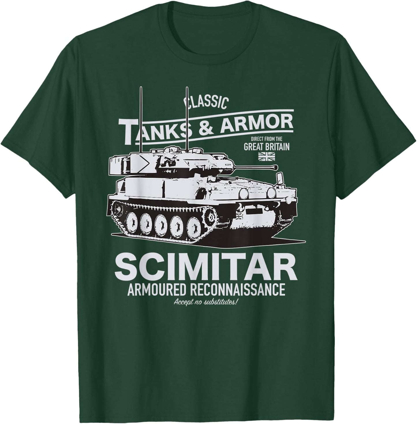 FV107 Scimitar T-Shirt - T-Shirt | Forest