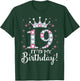19 It's My Birthday 2002 19th Birthday Gift Teen Girls T-Shirt - T-Shirt | Forest