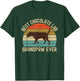Best Chocolate Lab Grandpaw Ever Labrador Retriever Vintage T-Shirt - T-Shirt | Forest