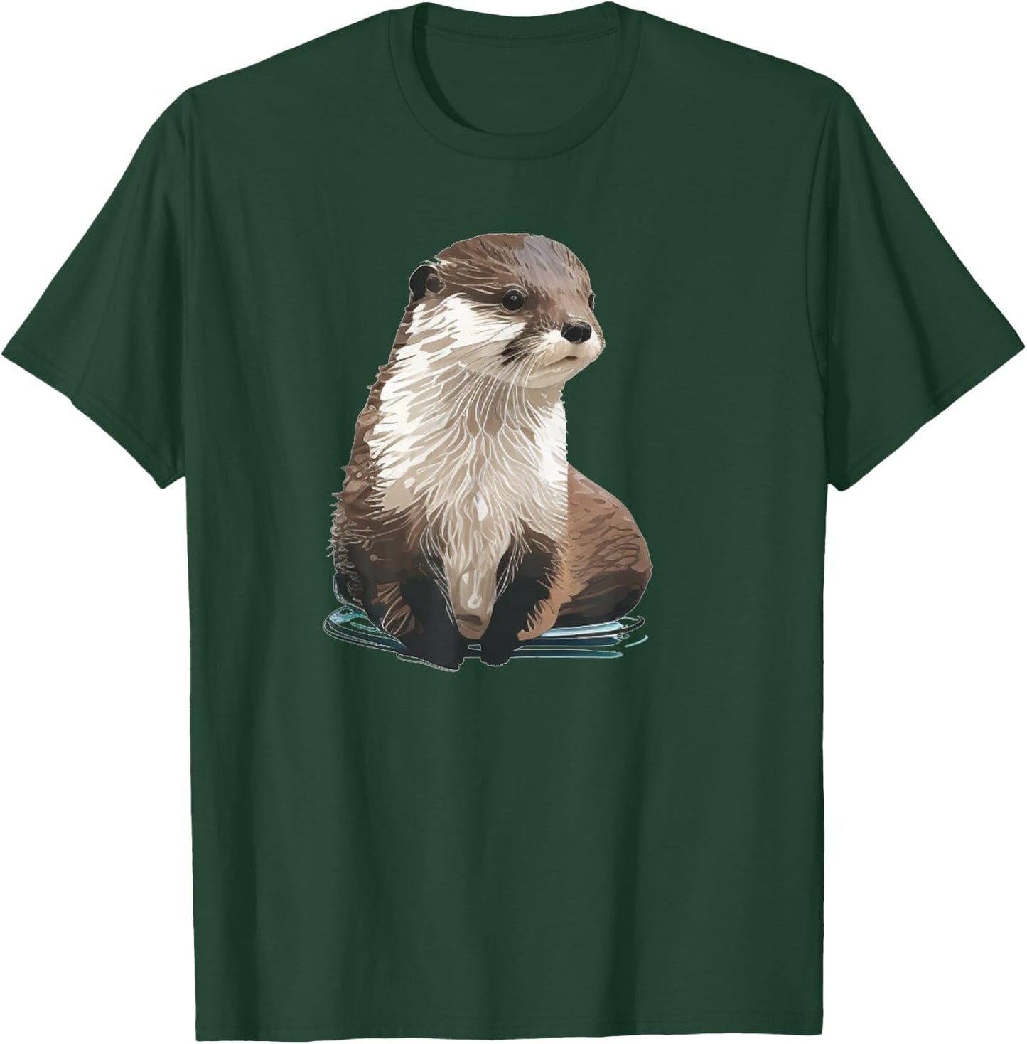 Cute Otter Face for Sea Otter Lovers T-Shirt - T-Shirt | Forest