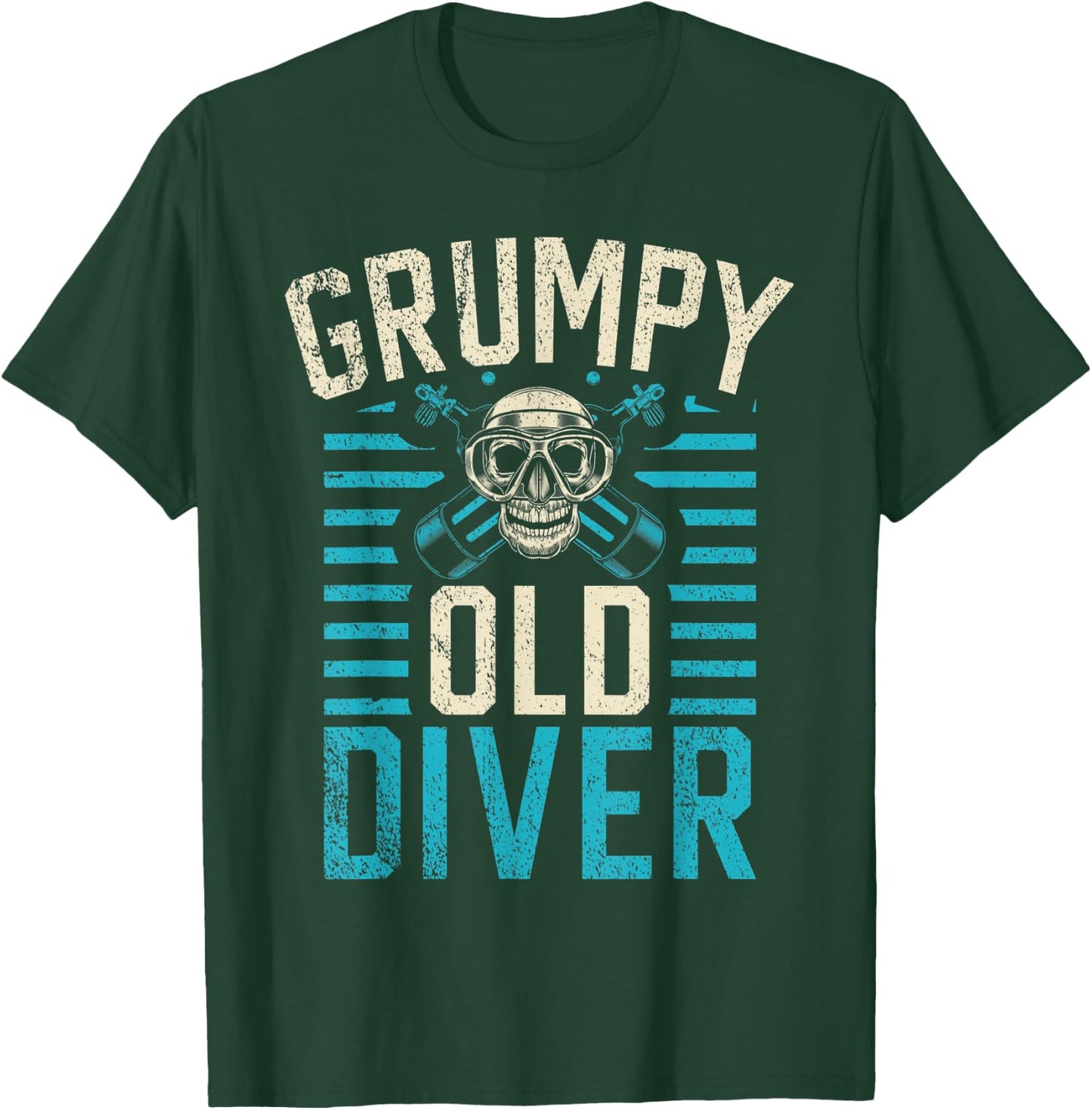 Diving Grumpy Old Diver T-Shirt - T-Shirt | Forest