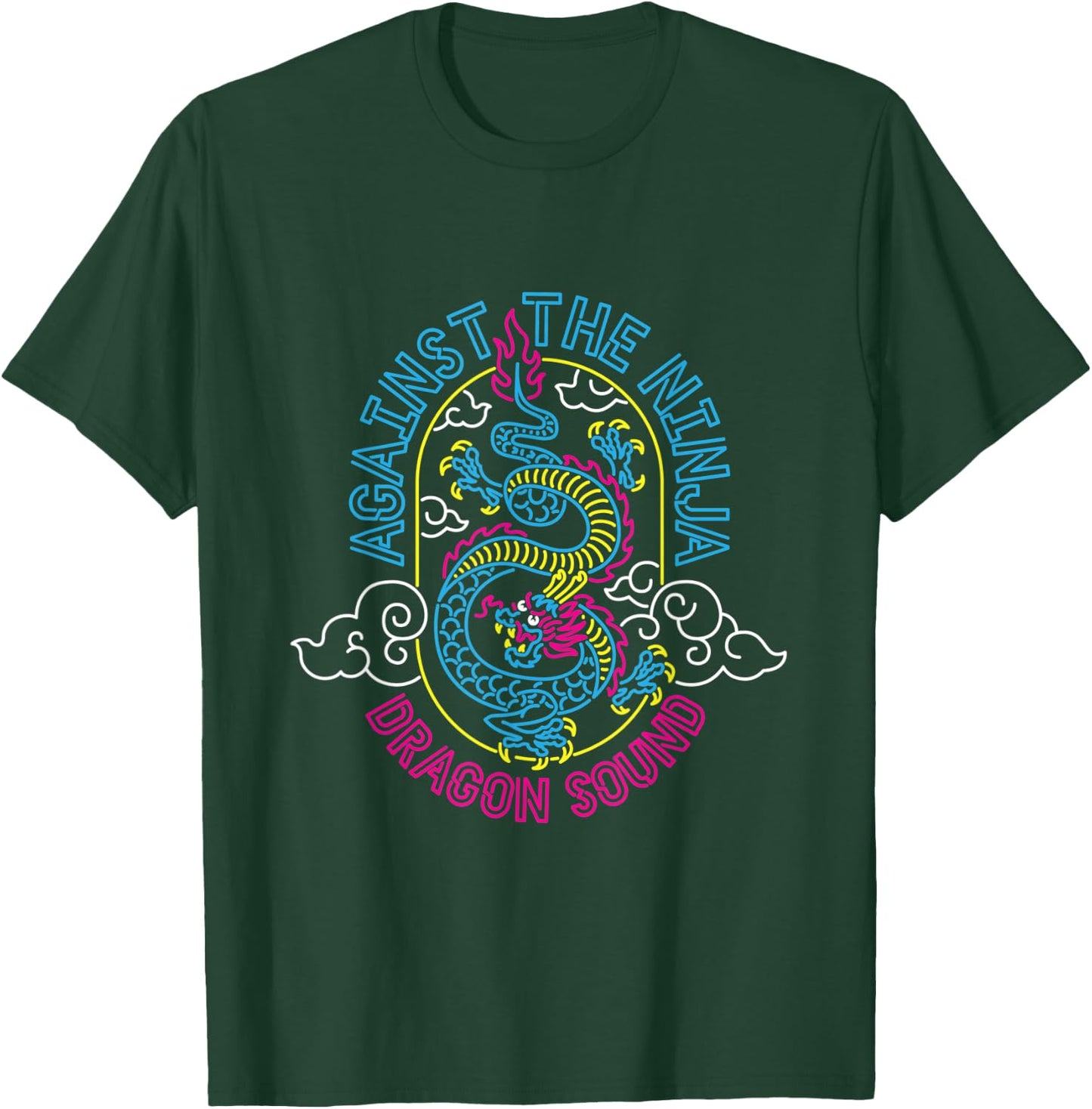 Dragon Sound Against the Ninja T-Shirt - T-Shirt | Forest
