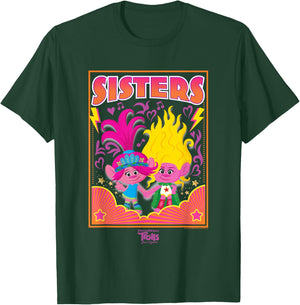 DreamWorks Trolls Band Together Poppy and Viva Sisters T-Shirt - T-Shirt | Forest