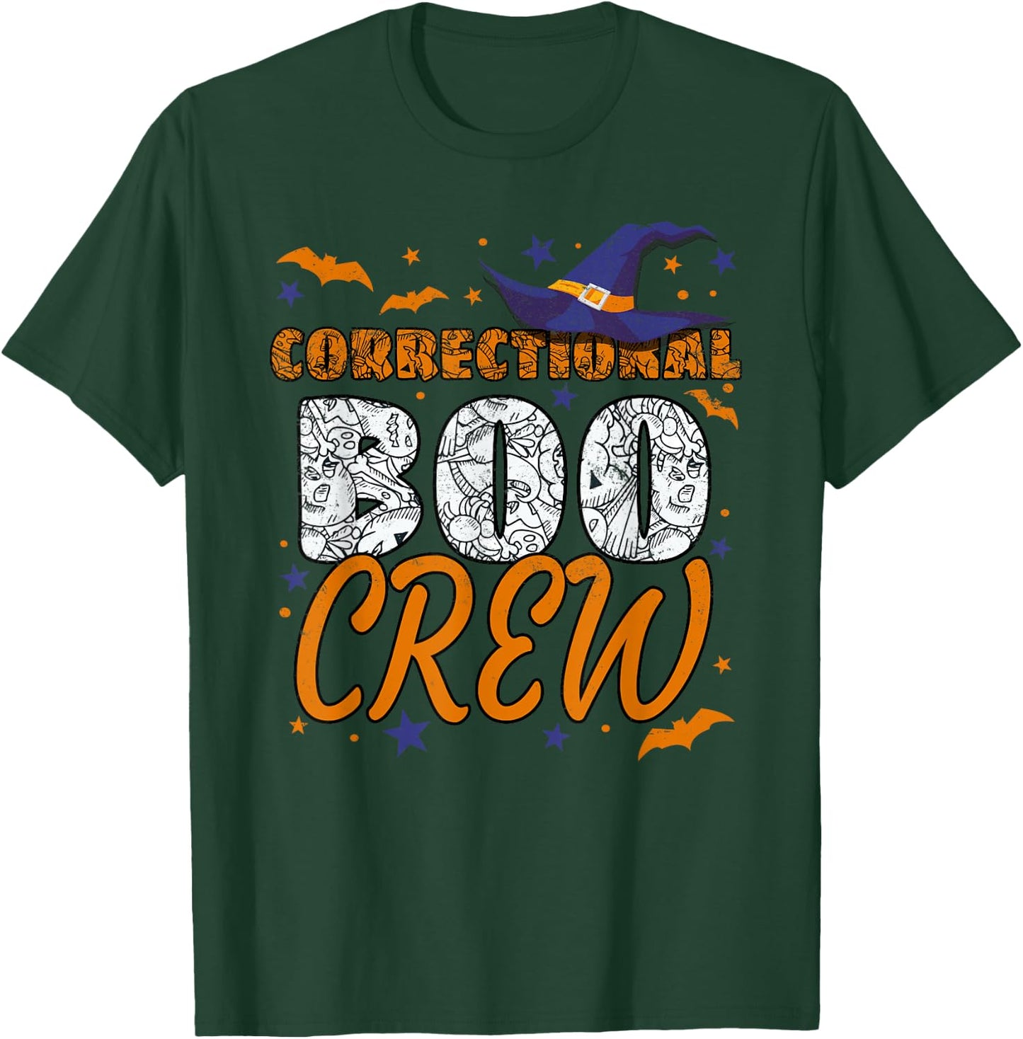 Correctional Boo Crew Halloween Nurse Matching T-Shirt - T-Shirt | Forest