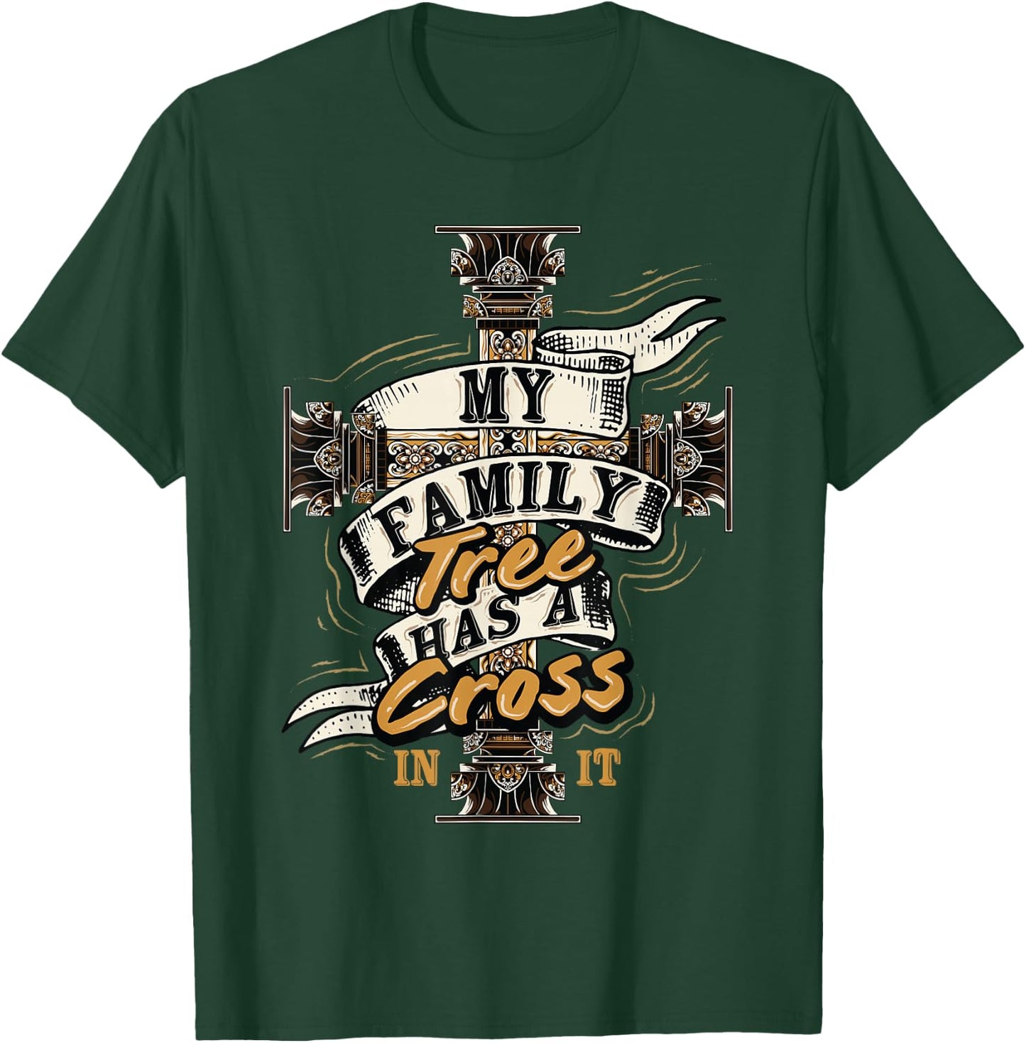 Christianity and Religious Believe for Christians Men Women T-Shirt - T-Shirt | Forest