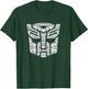 Transformers Detailed Autobot Icon Fill Helmet Symbol T-Shirt - T-Shirt | Forest