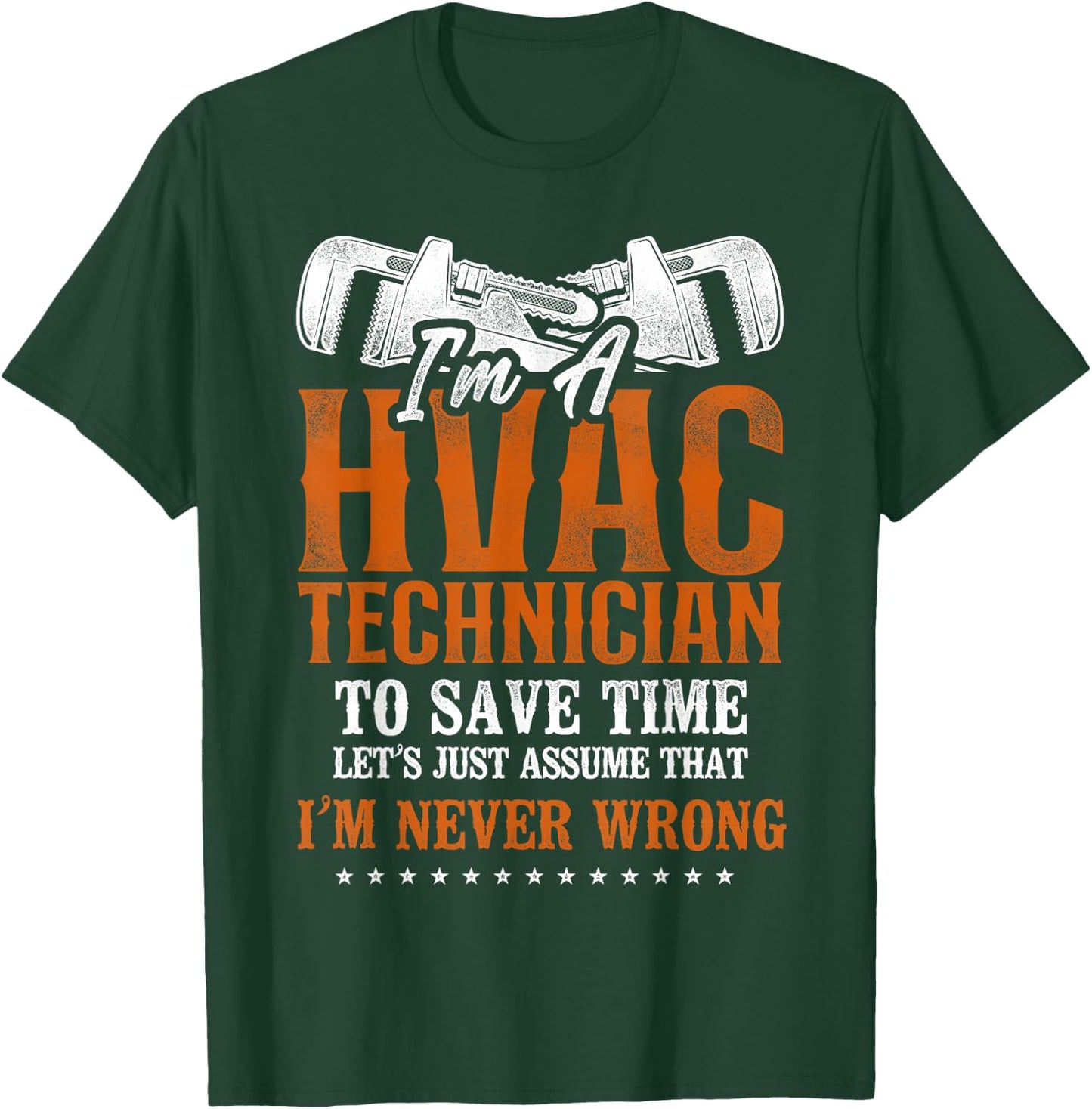 HVAC Technician Tech Vintage I'm A Hvac Technician To Save T-Shirt - T-Shirt | Forest