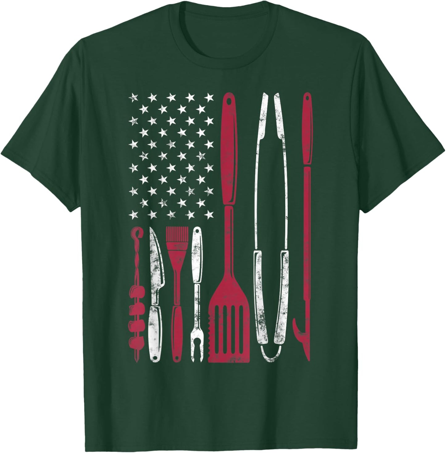 BBQ Smoker Barbecue Chef Smoking Tools Grilling Pit Master T-Shirt - T-Shirt | Forest