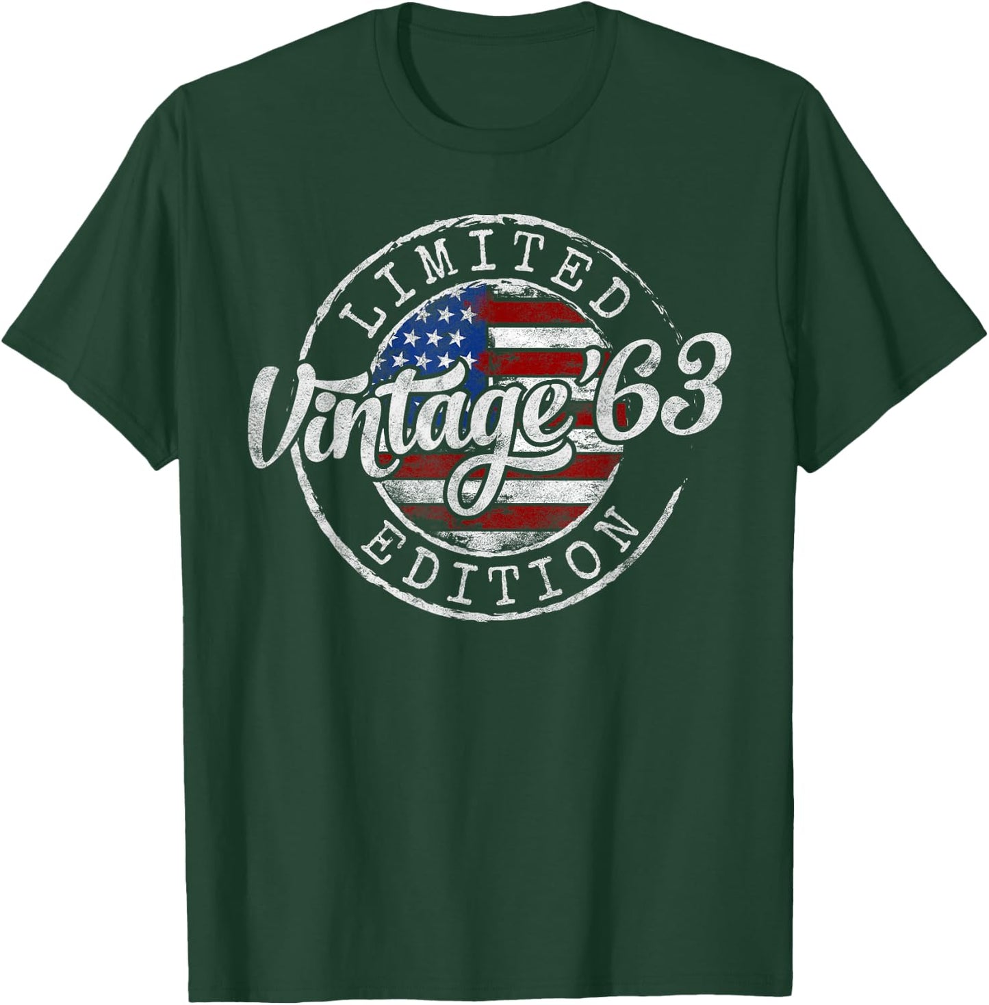 Vintage 1963 62nd Birthday Gifts Women 62 Year Old T-Shirt - T-Shirt | Forest