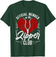 Official Member Of The Zipper Club Open Heart Surgery T-Shirt - T-Shirt | Forest