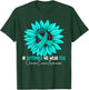In September We Wear Teal Ovarian Cancer Awareness T-Shirt - T-Shirt | Forest