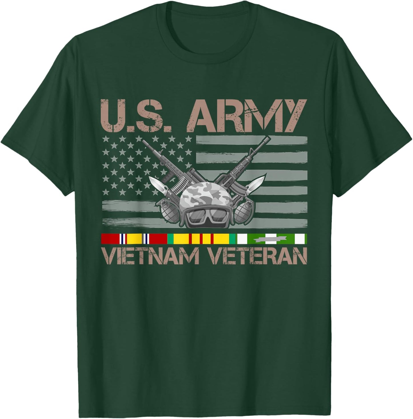 US Army Vietnam Veteran T-Shirt - T-Shirt | Forest
