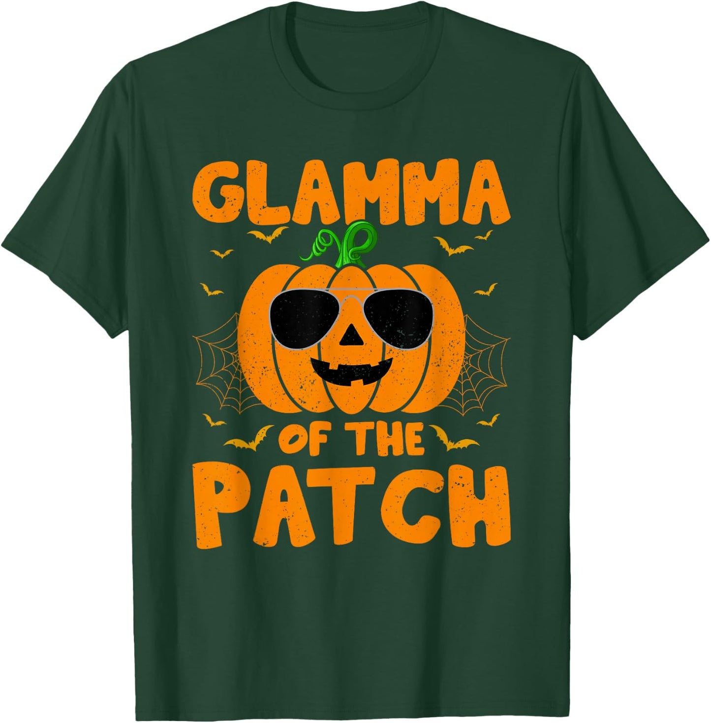 Pumpkin Glamma Of The Patch Family Group Costume Halloween T-Shirt - T-Shirt | Forest