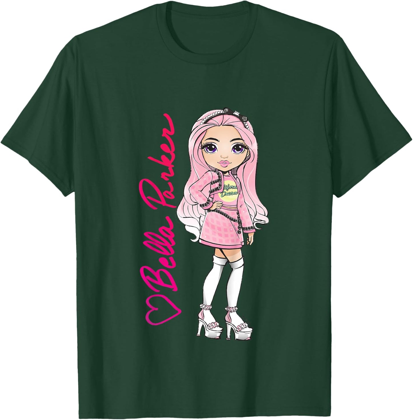 Kids Rainbow High Bella Parker Sassy Pose Portrait T-Shirt - T-Shirt | Forest