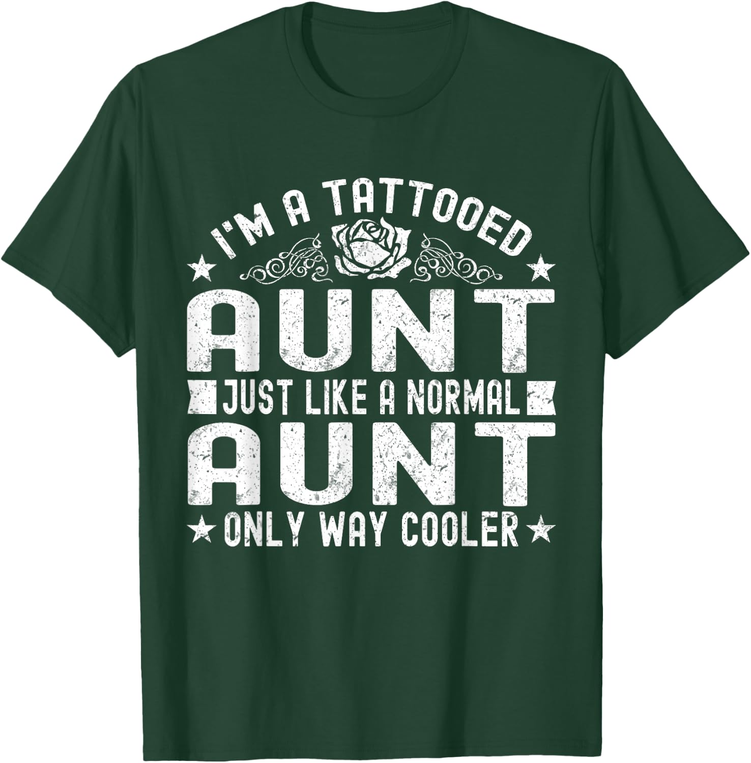 Tattooed Aunt With Tattoos Auntie T-Shirt - T-Shirt | Forest