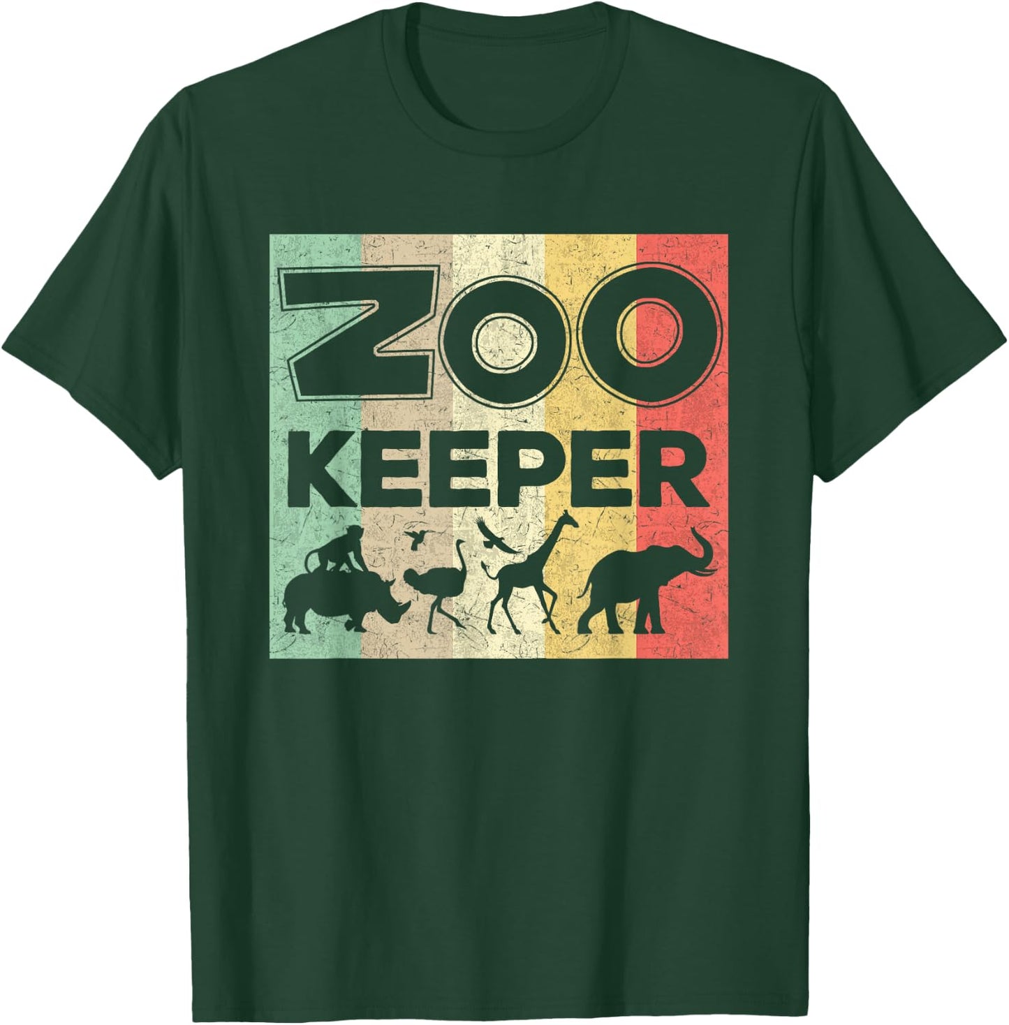 Zookeeper African Savanna Wildlife Animal T-Shirt - T-Shirt | Forest