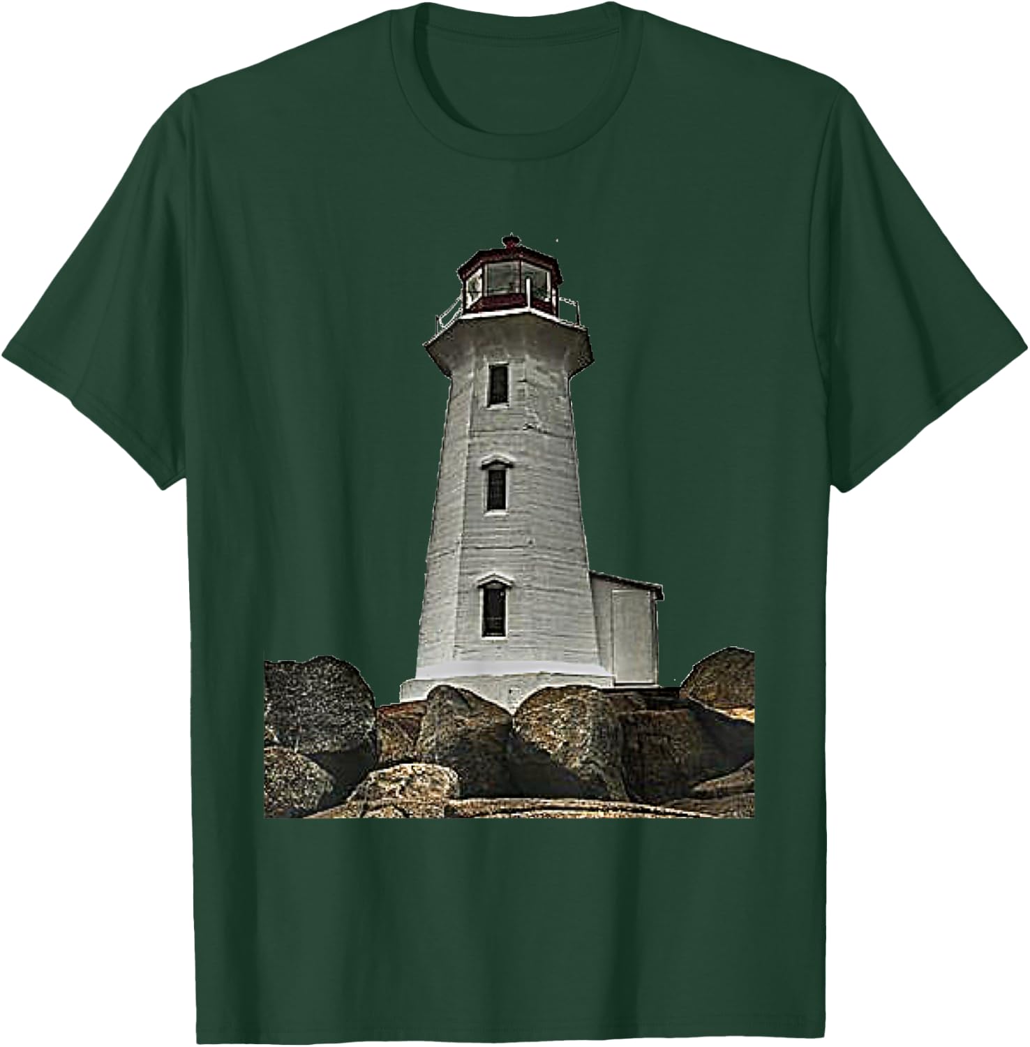 Lighthouse Shirt Beacon Light Tower T-Shirt - T-Shirt | Forest