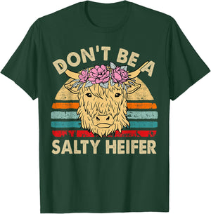 Scottish Highland Cow-Shirt Dont Salty Heifer Women Toddler T-Shirt - T-Shirt | Forest