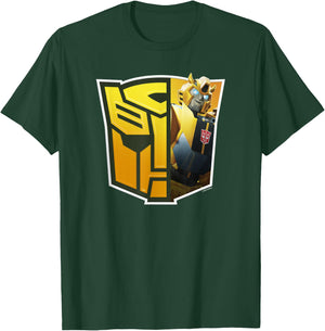 Transformers: EarthSpark Bumblebee Logo Fill T-Shirt - T-Shirt | Forest