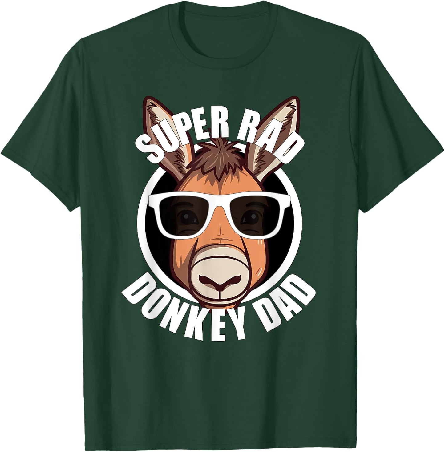 Donkey Dad Funny Father’s Day Farm Animals Farmer Men’s T-Shirt - T-Shirt | Forest