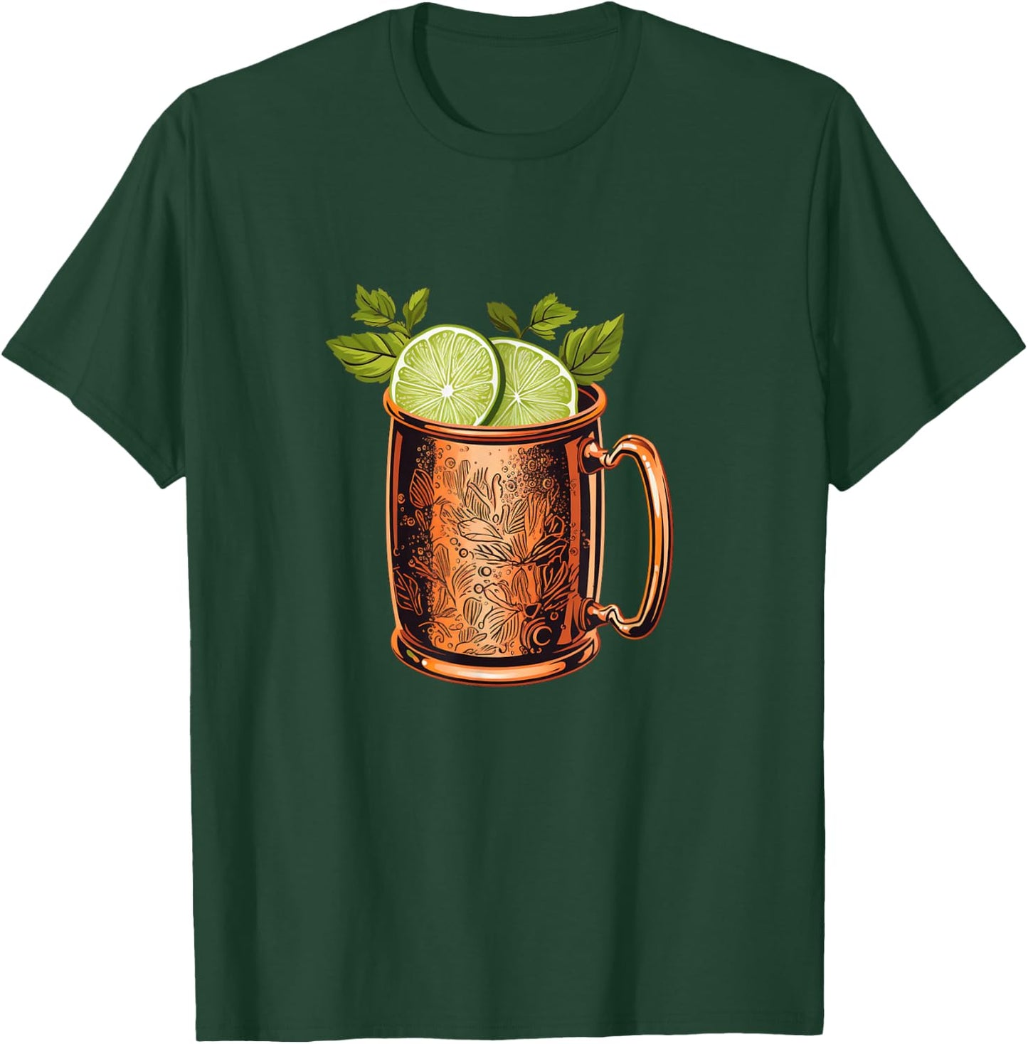 Cool Moscow Mule Cocktail Costume for Man and Woman T-Shirt - T-Shirt | Forest